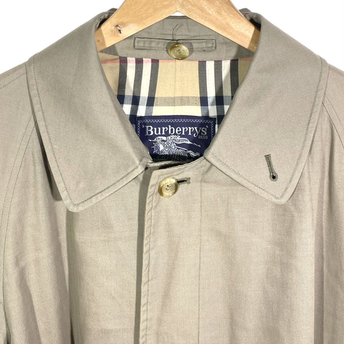 Burberry Trench Coat Court Intérieur Tartan Vintage Burberrys Harrods Size US L / EU 52-54 / 3 - 6 Thumbnail