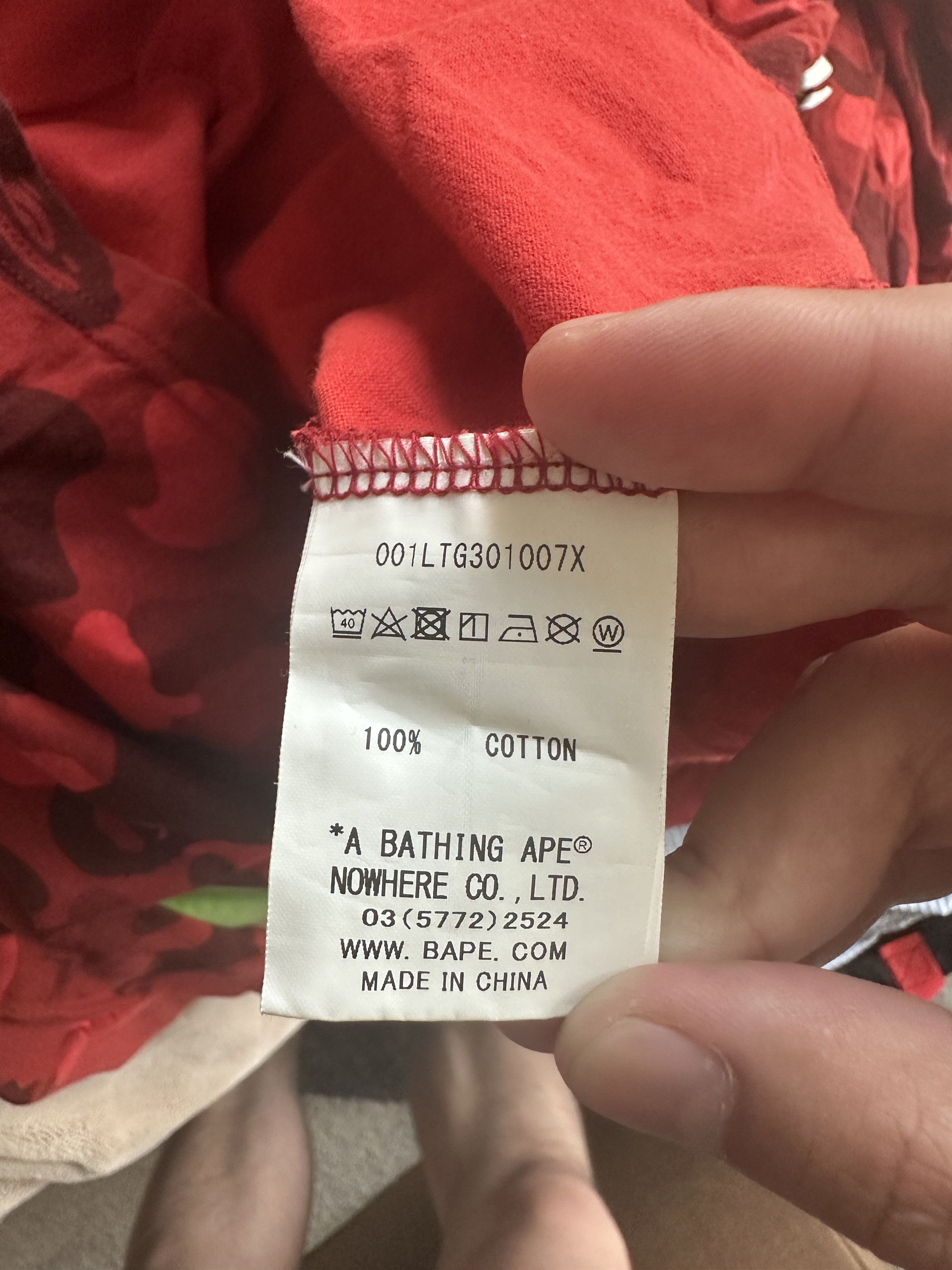 Bape Color Camo L/S Tee Size US M / EU 48-50 / 2 - 4 Thumbnail