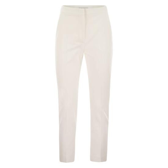 Max Mara MAX MARA Women Straight Pants 2521786021600 WHITE Size 30" / US 8 / IT 44 - 1 Thumbnail