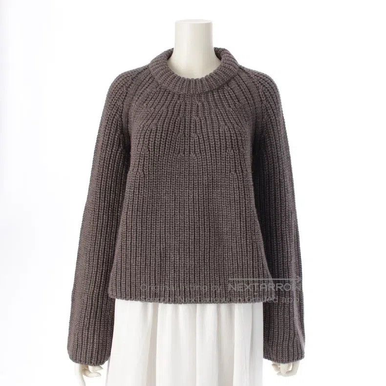 Hermes Hermes Wool Ribbed Long Sleeve Heavy Knit Sweater Size XXS / US 00 / IT 34 - 1 Thumbnail