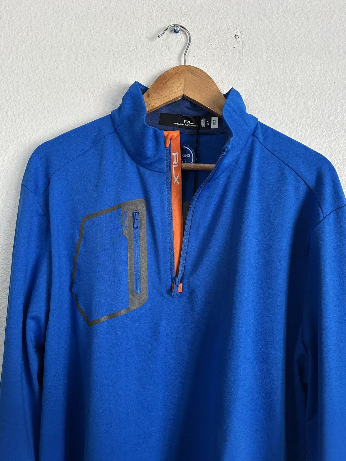 Polo Ralph Lauren Polo Ralph Lauren Golf RLX Wicking Cool Long Sleeve Zip Top Size US XL / EU 56 / 4 - 4 Thumbnail