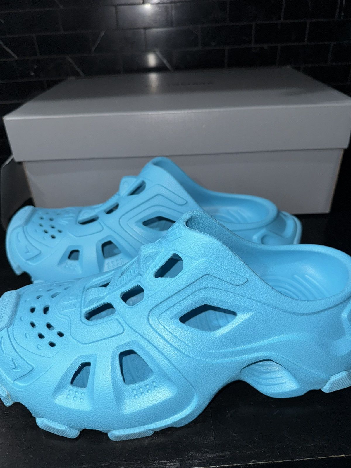 Balenciaga Balenciaga HD blue mule Size US 8.5 / EU 41-42 - 5 Thumbnail