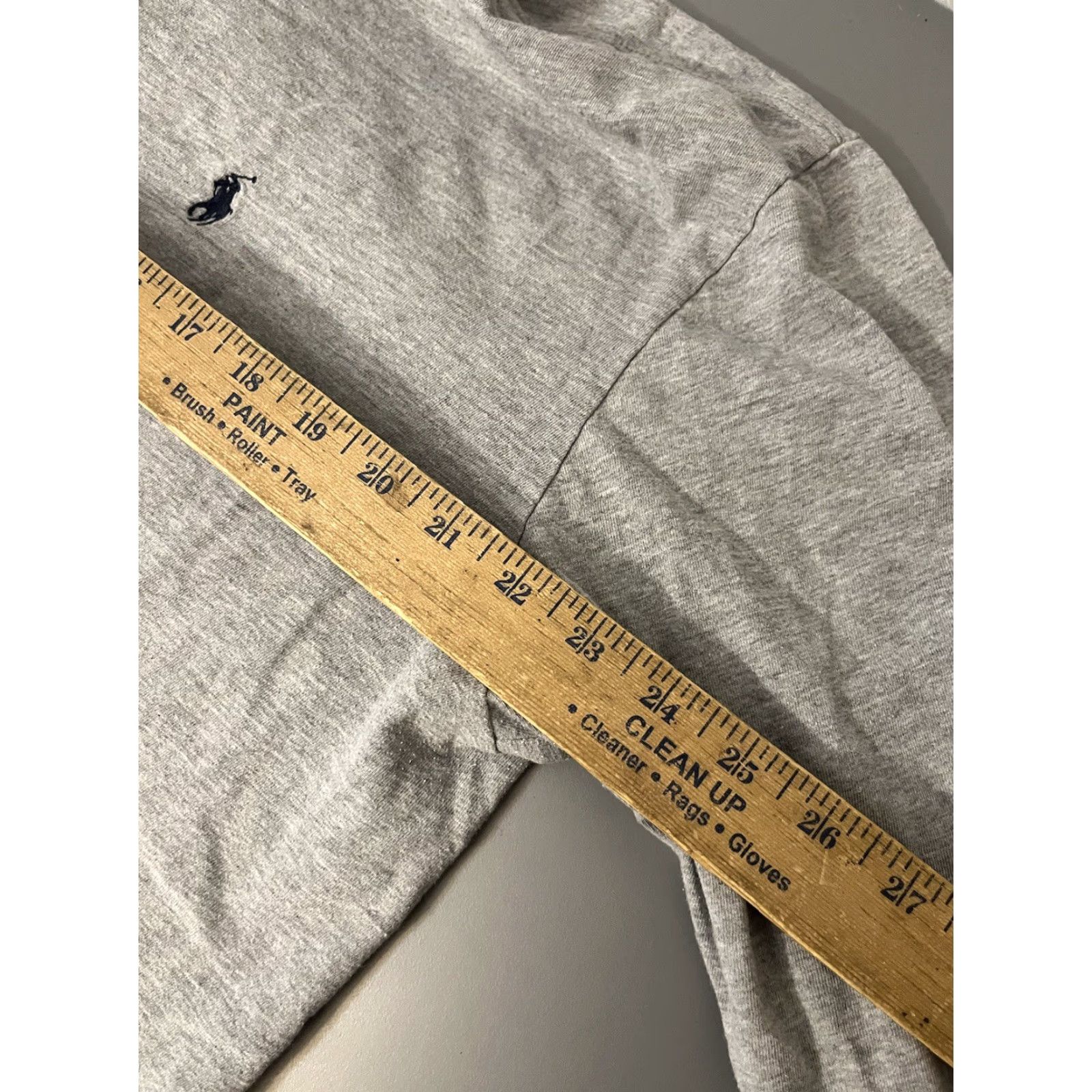 Polo Ralph Lauren Polo Ralph Lauren Gray Knit Long Sleeve Tee Shirt Mens XL Crew Neck Logo Classic Size US XL / EU 56 / 4 - 5 Thumbnail