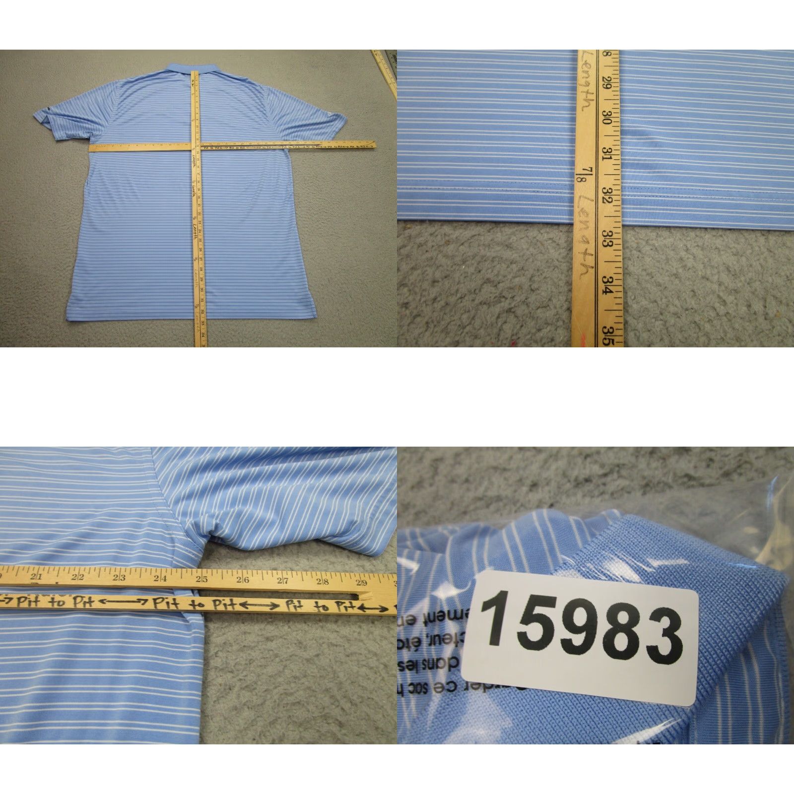 Callaway Callaway Polo Shirt Mens Large Blue Short Sleeve Golf Performance Size US L / EU 52-54 / 3 - 8 Thumbnail