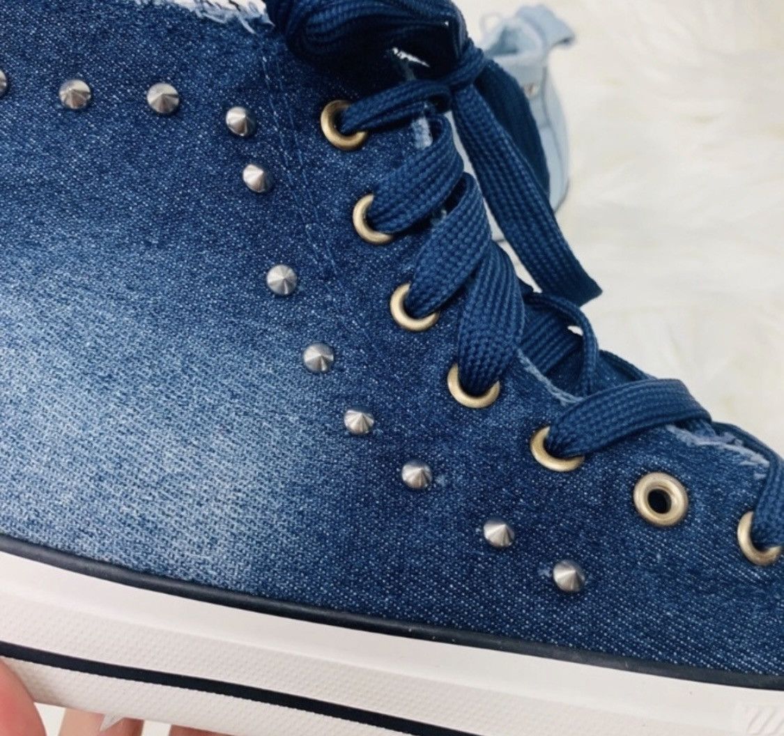 Other DARK DENIM STUDDED HIGH TOPS SNEAKERS Size US 10 / IT 40 - 7 Thumbnail