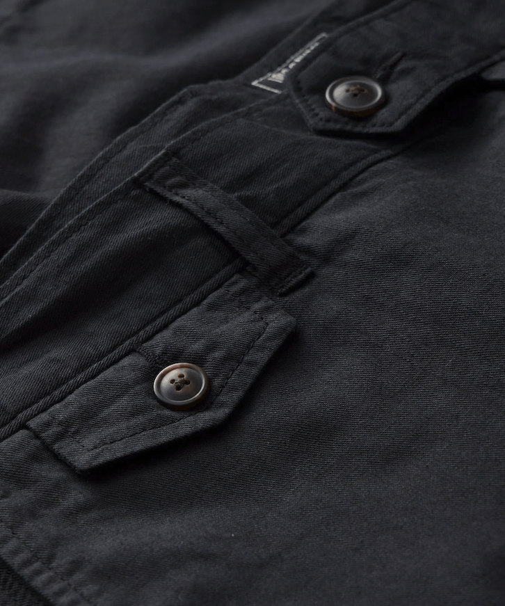 Todd Snyder Todd Snyder 7" Cotton-Linen Hudson Short BLACK $148 33" Size US 33 - 2 Thumbnail