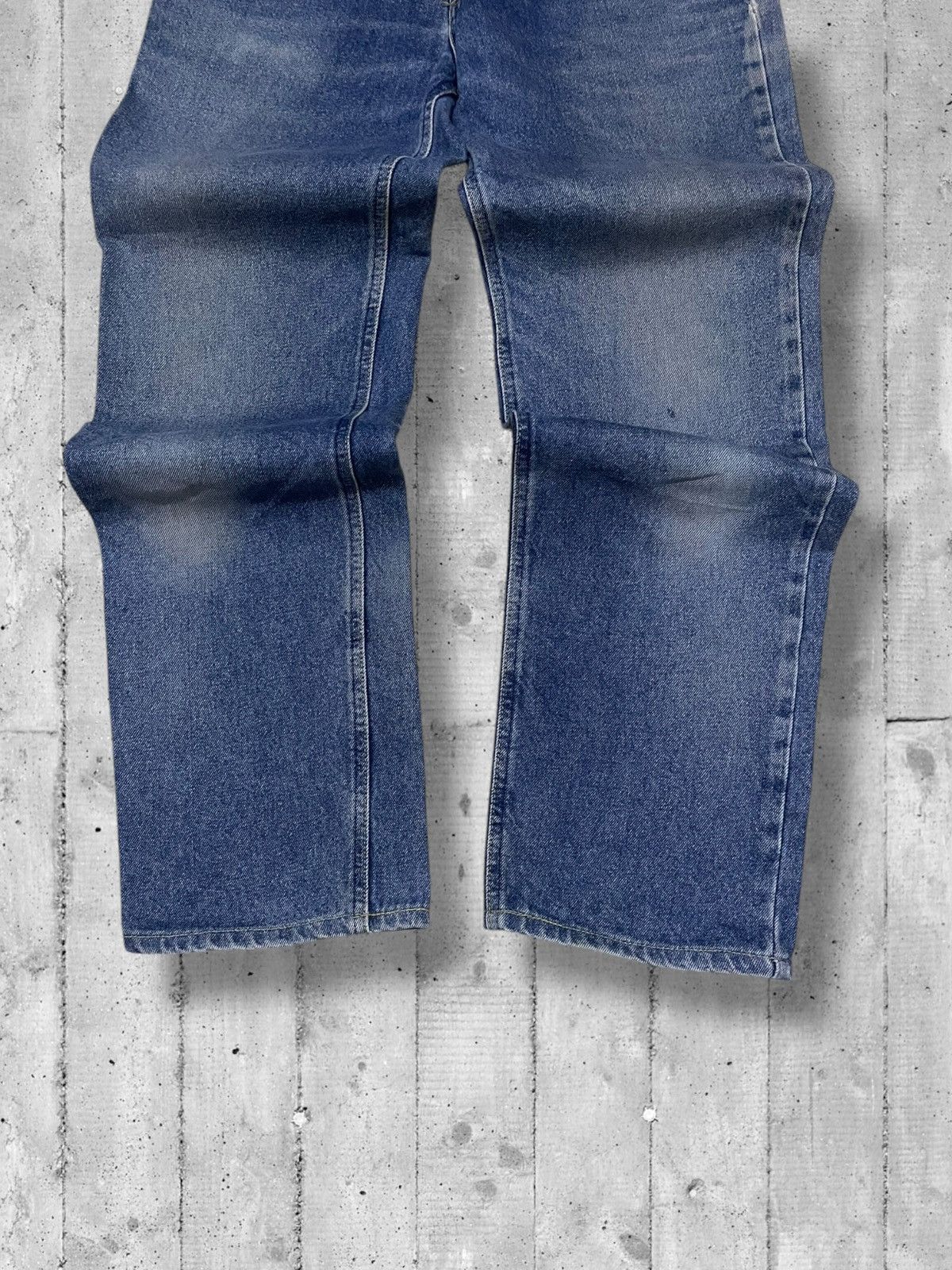 Designer × Lee × Vintage Vintage 1990s Designer Lee Raw Blue Denim Vintage Style Size US 27 - 3 Thumbnail