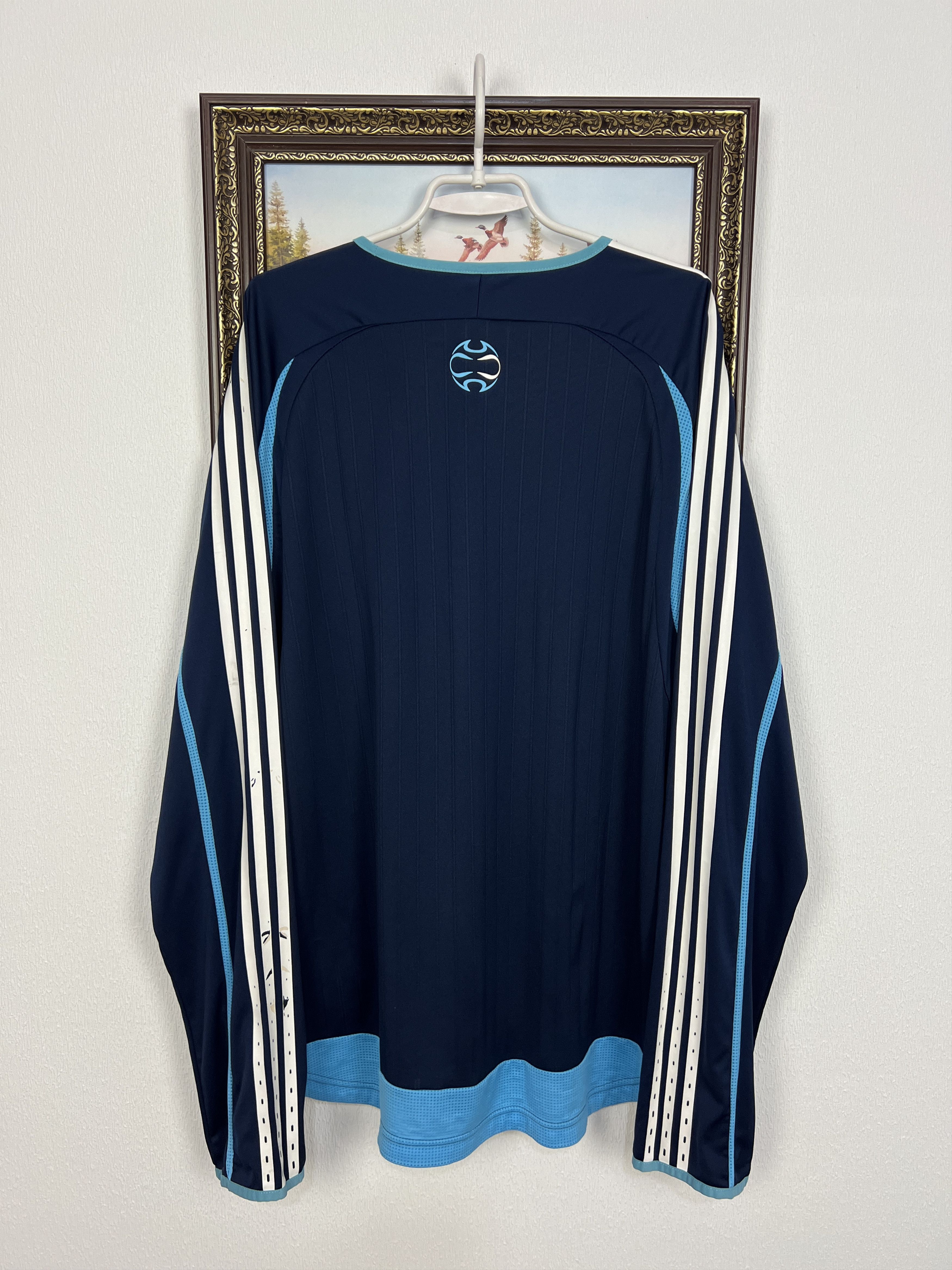 Adidas Marseille Formotion Football Sweatshirt TrackTop Long Sleeve Size US XXL / EU 58 / 5 - 9 Thumbnail