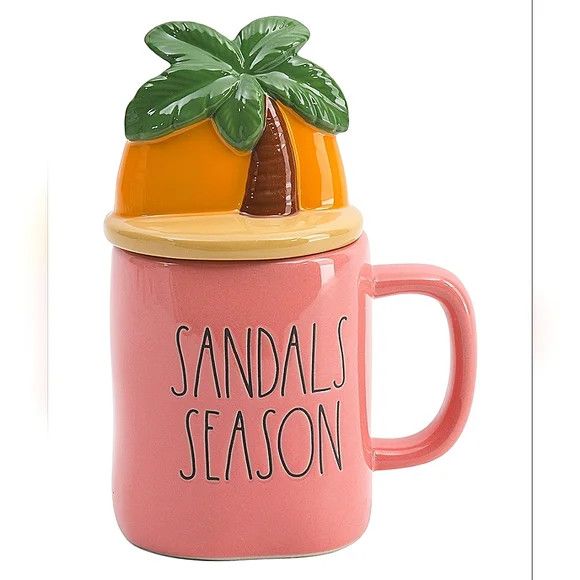 Other Rae Dunn Sandal Season Figural Lidded Mug Size ONE SIZE - 1 Thumbnail