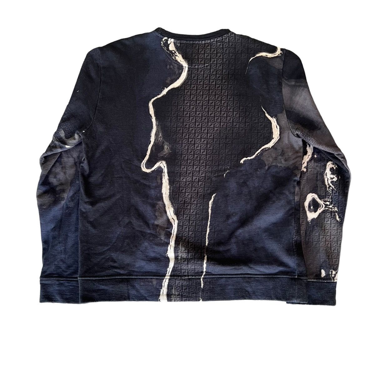 Fendi × Kim Jones FENDI 2022SS ×KIM JONES Moonlight Knit Cotton Sweater Size US XL / EU 56 / 4 - 8 Thumbnail