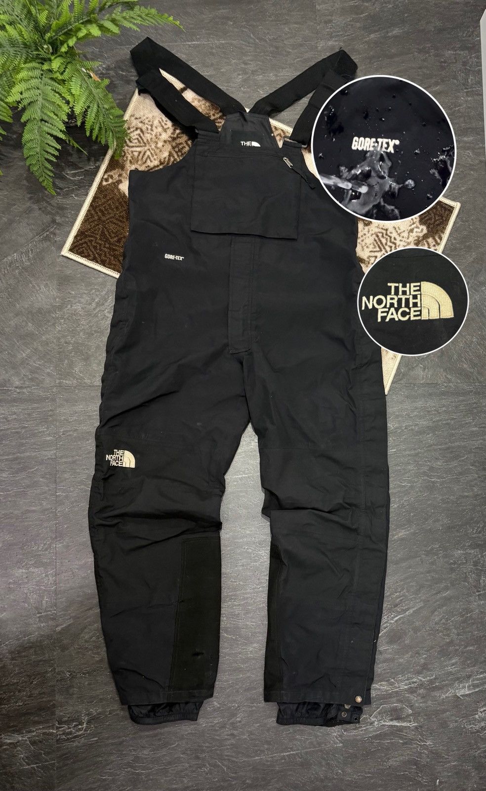 90s Vintage The North Face Gore-Tex Overalls Gorpcore Pants