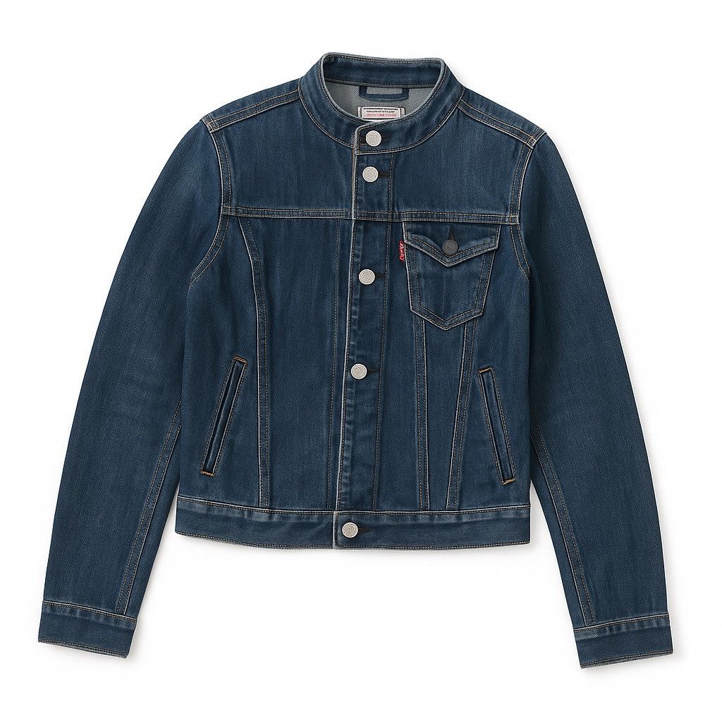 Levi's Levi’s® EMEA Biker Denim Jacket Size S / US 4 / IT 40 - 1 Thumbnail