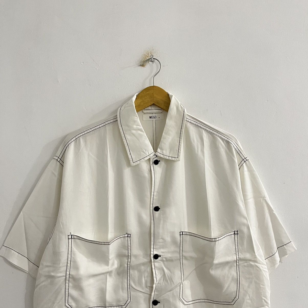 Japanese Brand Wego City Boy Oversized Shirt Size US M / EU 48-50 / 2 - 2 Thumbnail