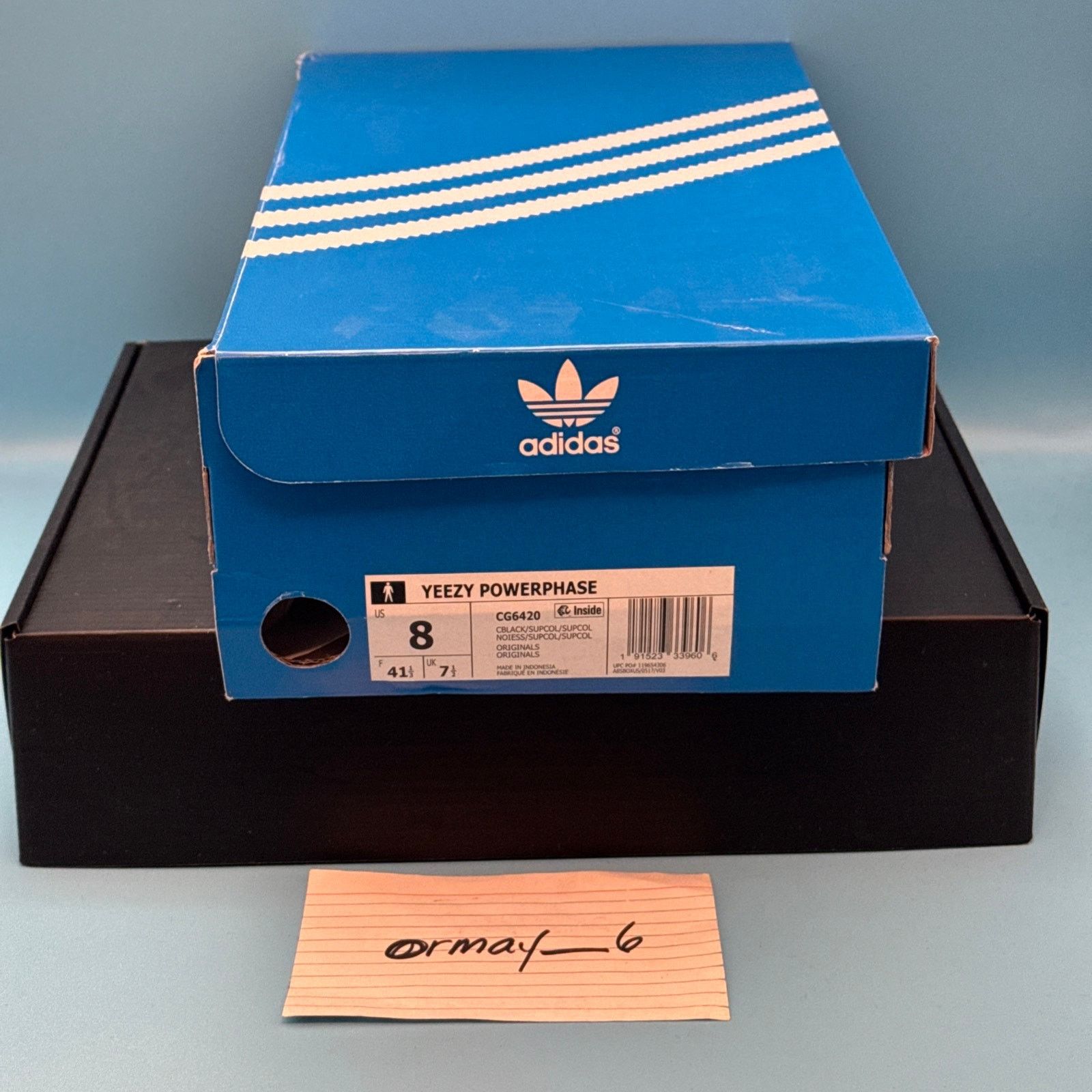 Adidas adidas Yeezy Powerphase Calabasas Core Black m8 Size US 8 / EU 41 - 8 Thumbnail
