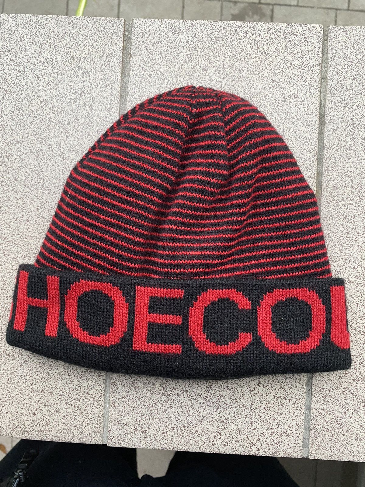 DC × Vintage 💥SK8 DC SHOES Reversible BEANIE double side hat Size ONE SIZE - 3 Thumbnail