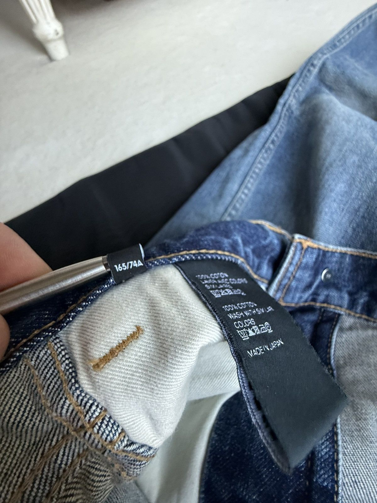 Celine FW22 Celine Hedi Slimane blue skinny jeans in Union wash 29 Size US 29 - 18 Thumbnail