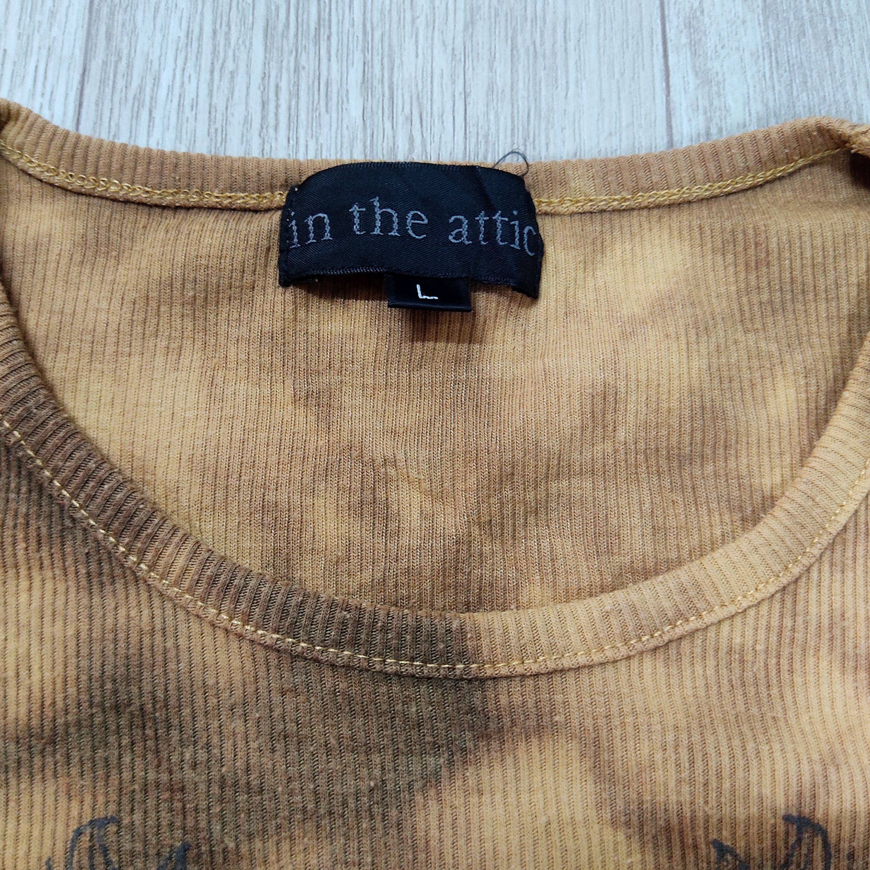 In The Attic Rudeboy Music Rustic Brown Waffle Slim Fit T-shirt Size US M / EU 48-50 / 2 - 5 Thumbnail