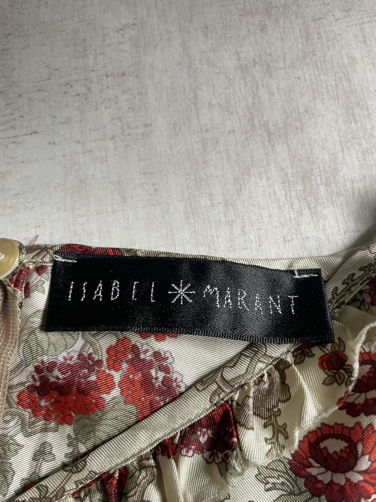 Designer × Isabel Marant 🌺RARE🌺 Isabel Marant Flora Vintage Dress Archive Red Flower Size M / US 6-8 / IT 42-44 - 10 Thumbnail