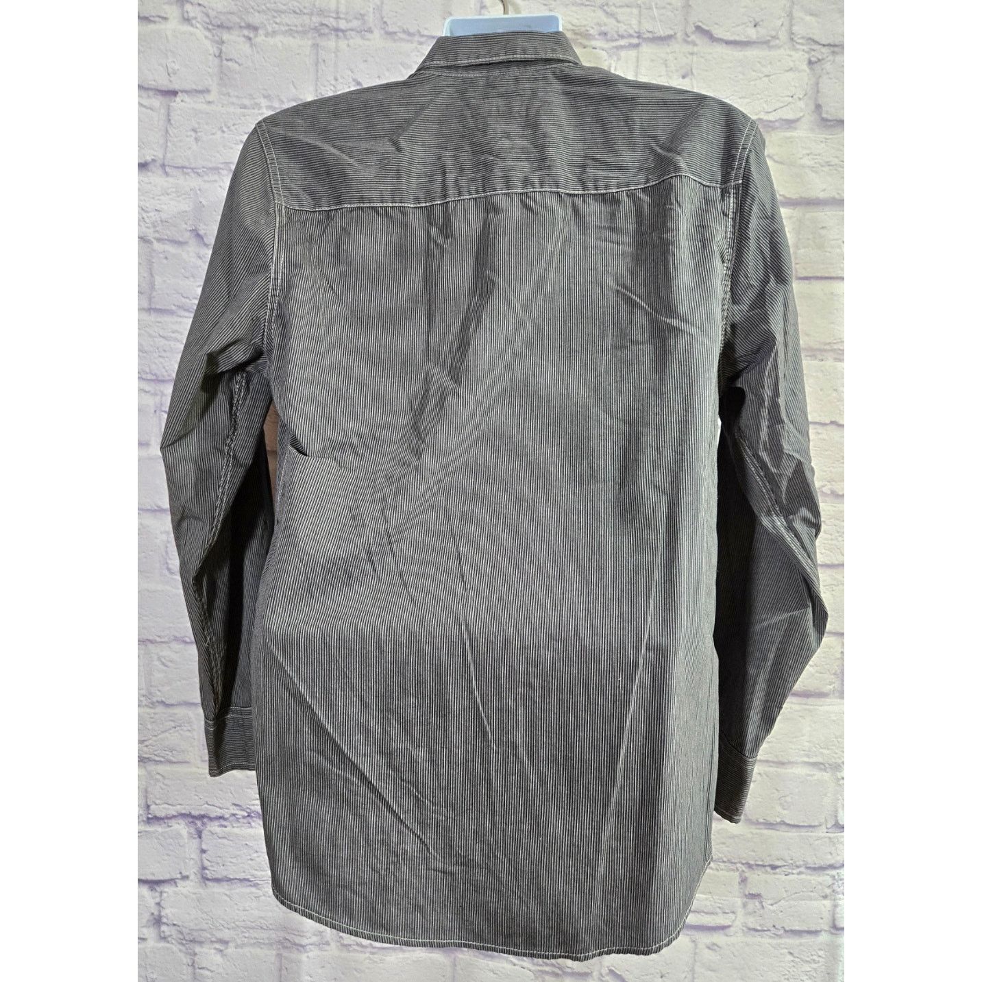 Other Michael Brandon Black White Striped Button Men's Shirt M Size US M / EU 48-50 / 2 - 3 Thumbnail