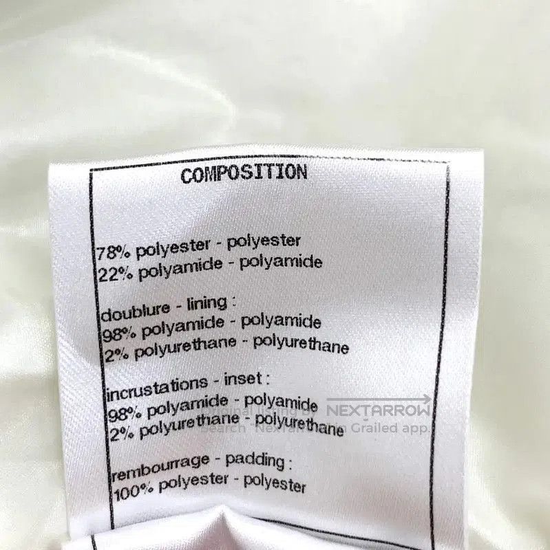 Chanel Chanel White Women's Polyester Jacket . Size XS / US 0-2 / IT 36-38 - 7 Thumbnail