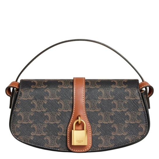 Celine o1w1db10426 Size: OS/Clutch On Strap Tabou in Black/Brown Size ONE SIZE - 1 Thumbnail