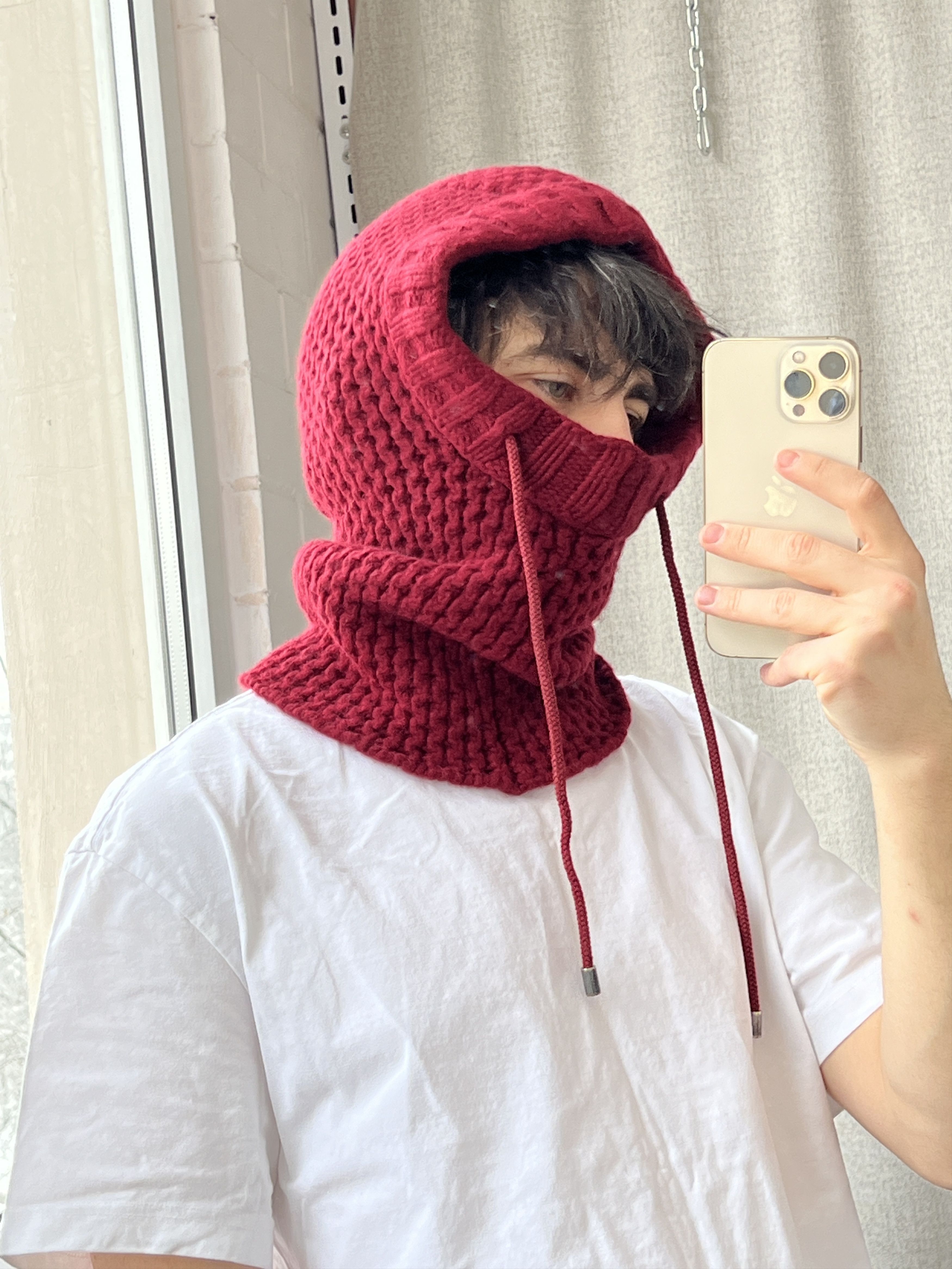 Dolce & Gabbana Rare Vintage 00s Dolce Gabbana Cashmere Balaclava Hood Size ONE SIZE - 7 Thumbnail