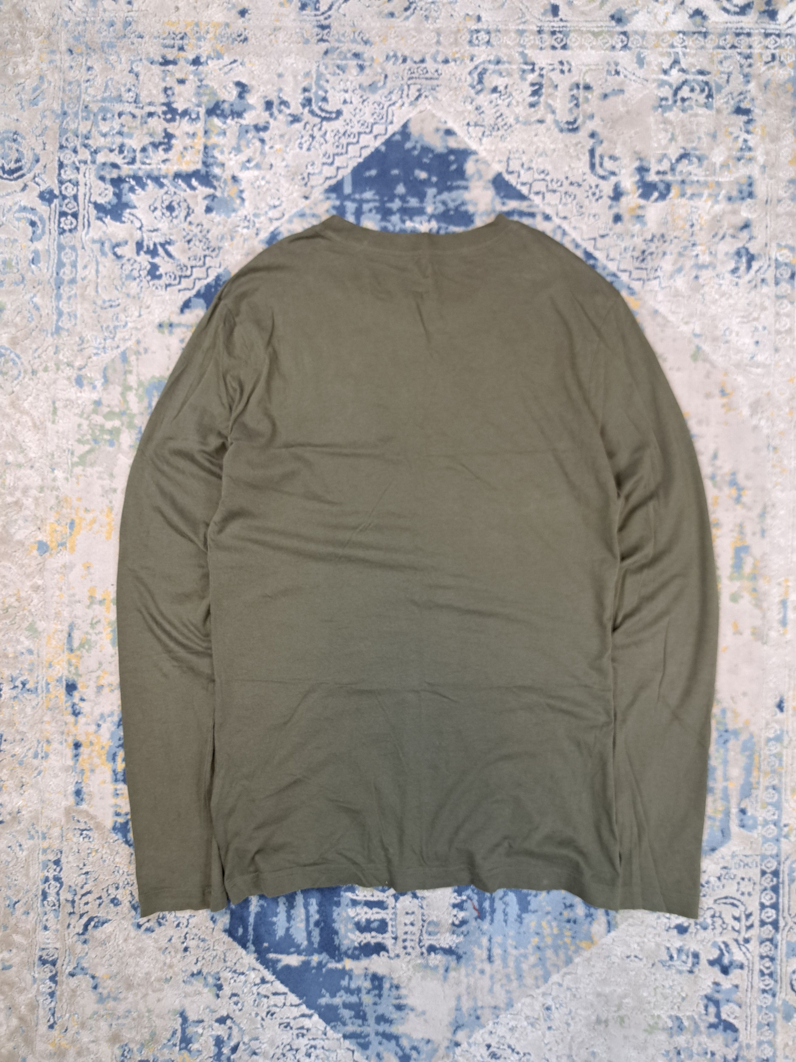 Armani Armani Jeans Rare Printed Longsleeve Archive Avant Garde Size US XL / EU 56 / 4 - 5 Thumbnail