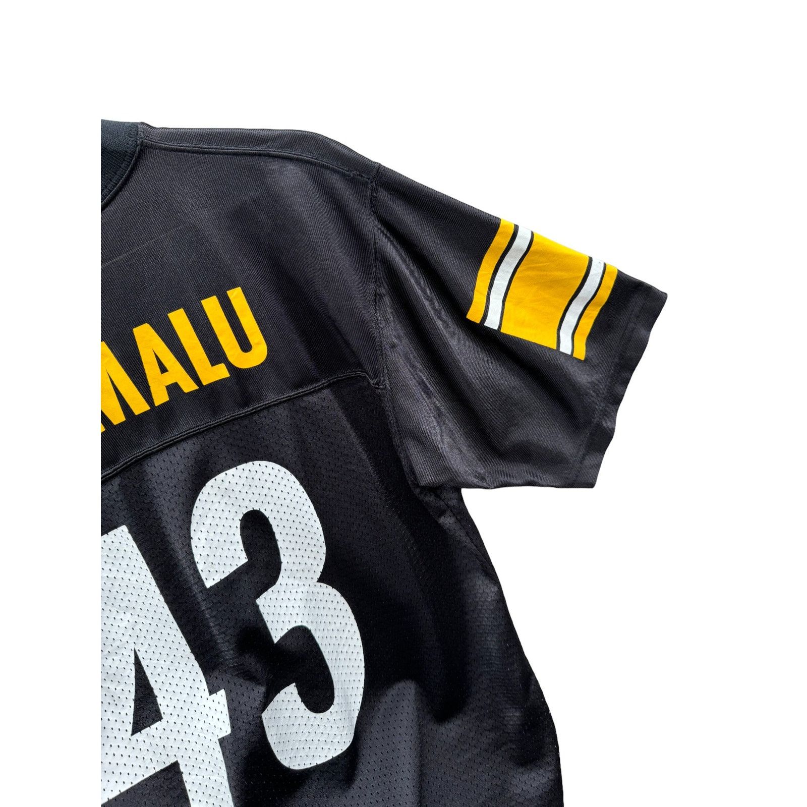 NFL × Reebok Reebok Pittsburgh Steelers Troy Polamalu Youth NFL Jersey Size US L / EU 52-54 / 3 - 9 Thumbnail