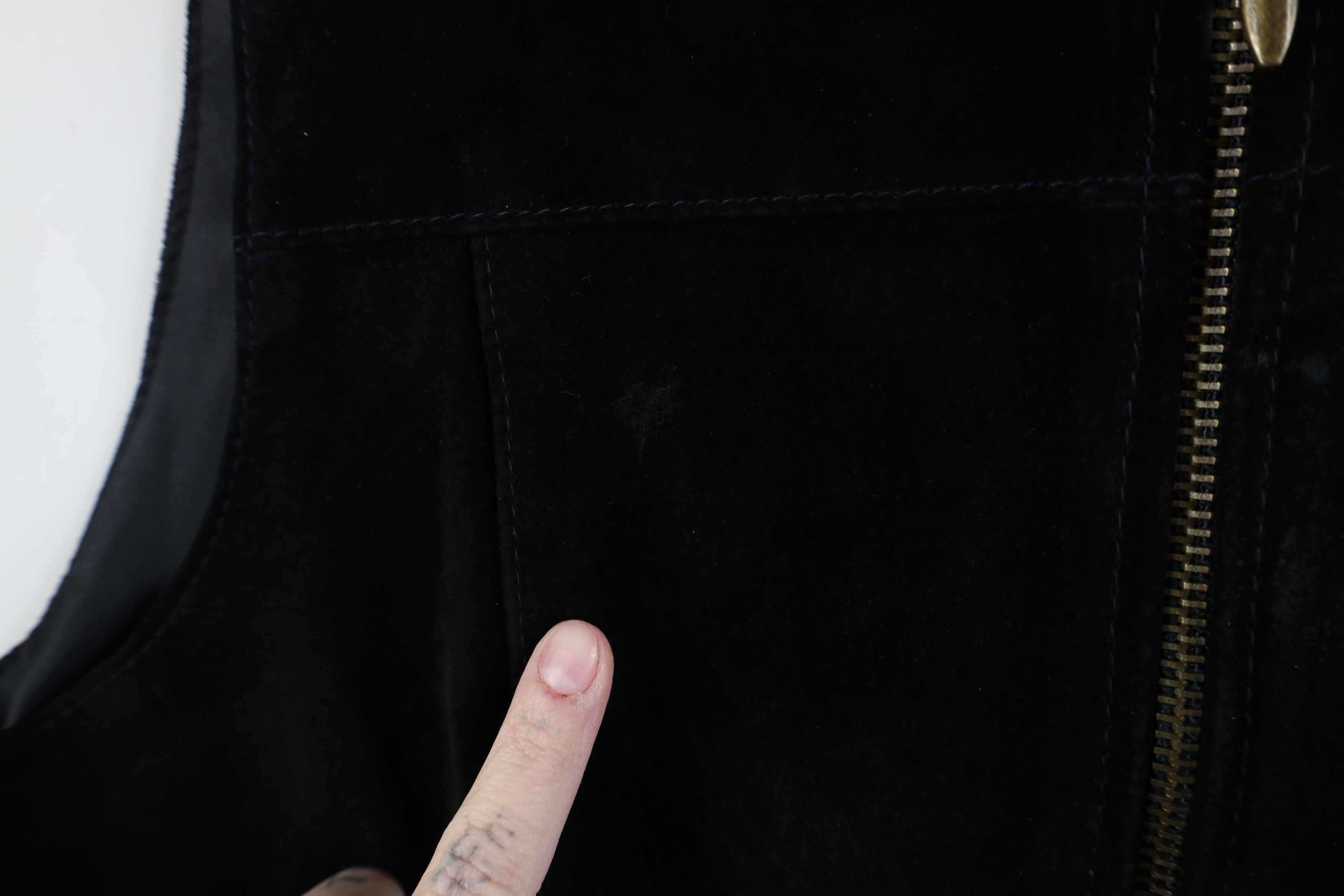 Vintage Vintage 90s Streetwear Leather Full Zip Vest Jacket USA Size S / US 4 / IT 40 - 5 Thumbnail