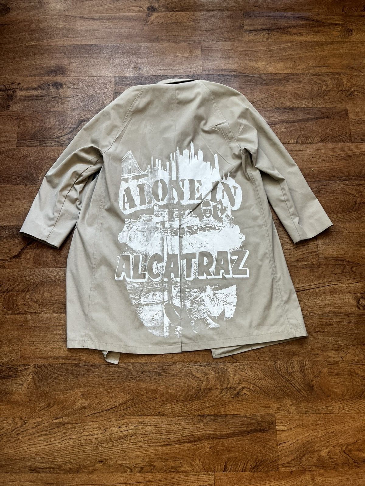Vintage Custom Alcatraz Up-Cycled Long Coat Size US M / EU 48-50 / 2 - 3 Thumbnail