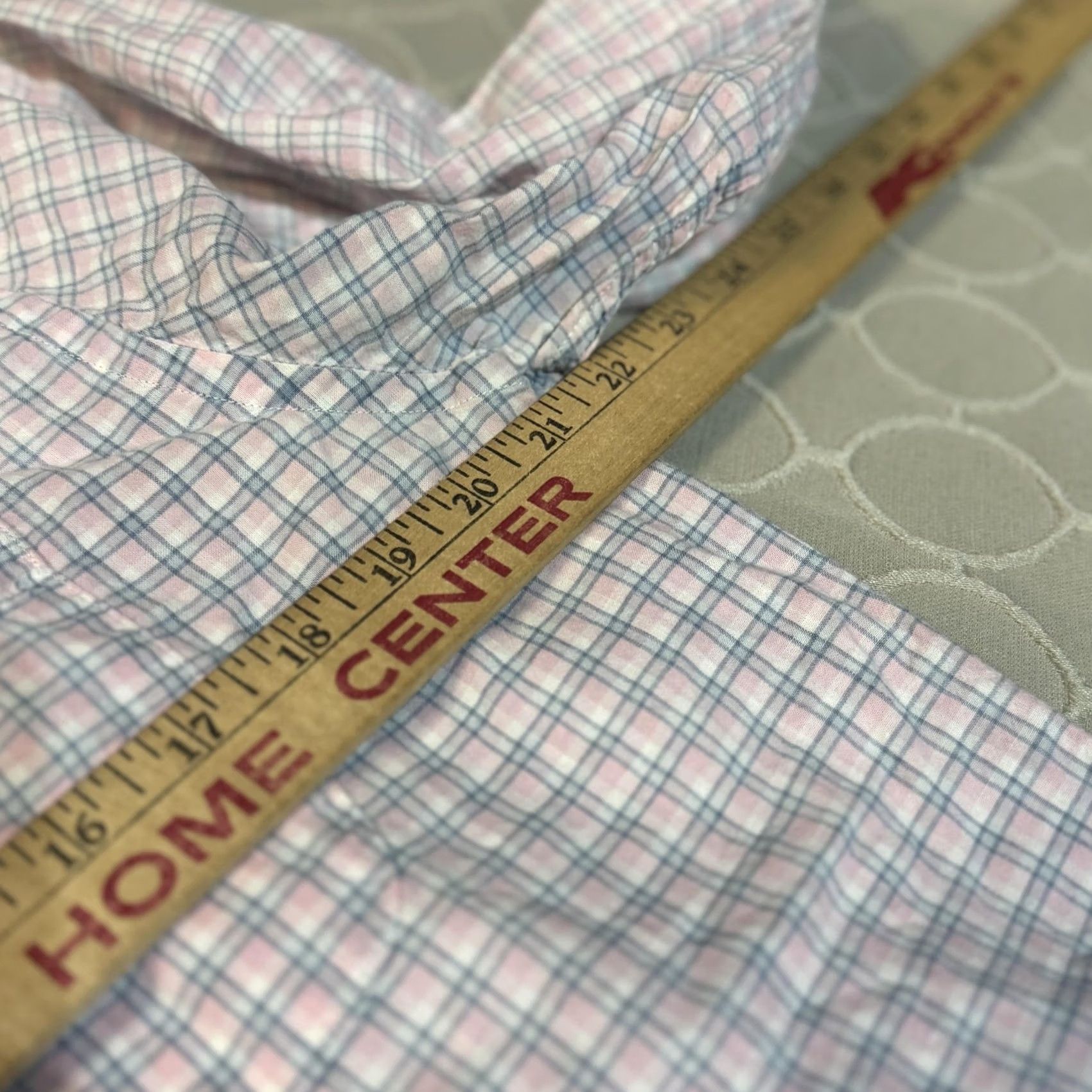 Lands' End Faherty Shirt Mens Large Pink Blue Plaid Button-Down Long Sleeve Casual Size US M / EU 48-50 / 2 - 4 Thumbnail