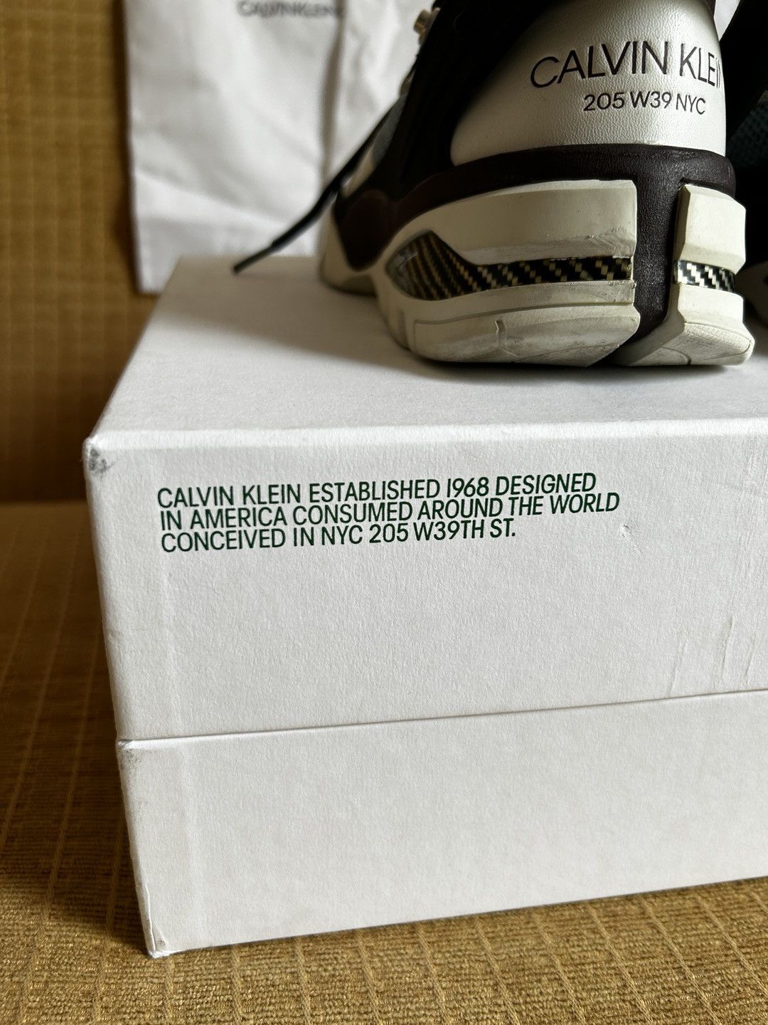 Calvin Klein 205W39NYC Calvin Klein 205W39NYC Carla 10 Sneakers White Blue Size US 7 / EU 40 - 10 Thumbnail
