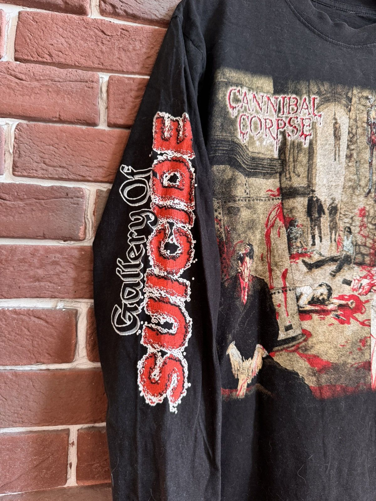 Band Tees Rare 90s Cannibal Corpse Gallery Death Metal Band Tee L Size US M / EU 48-50 / 2 - 4 Thumbnail