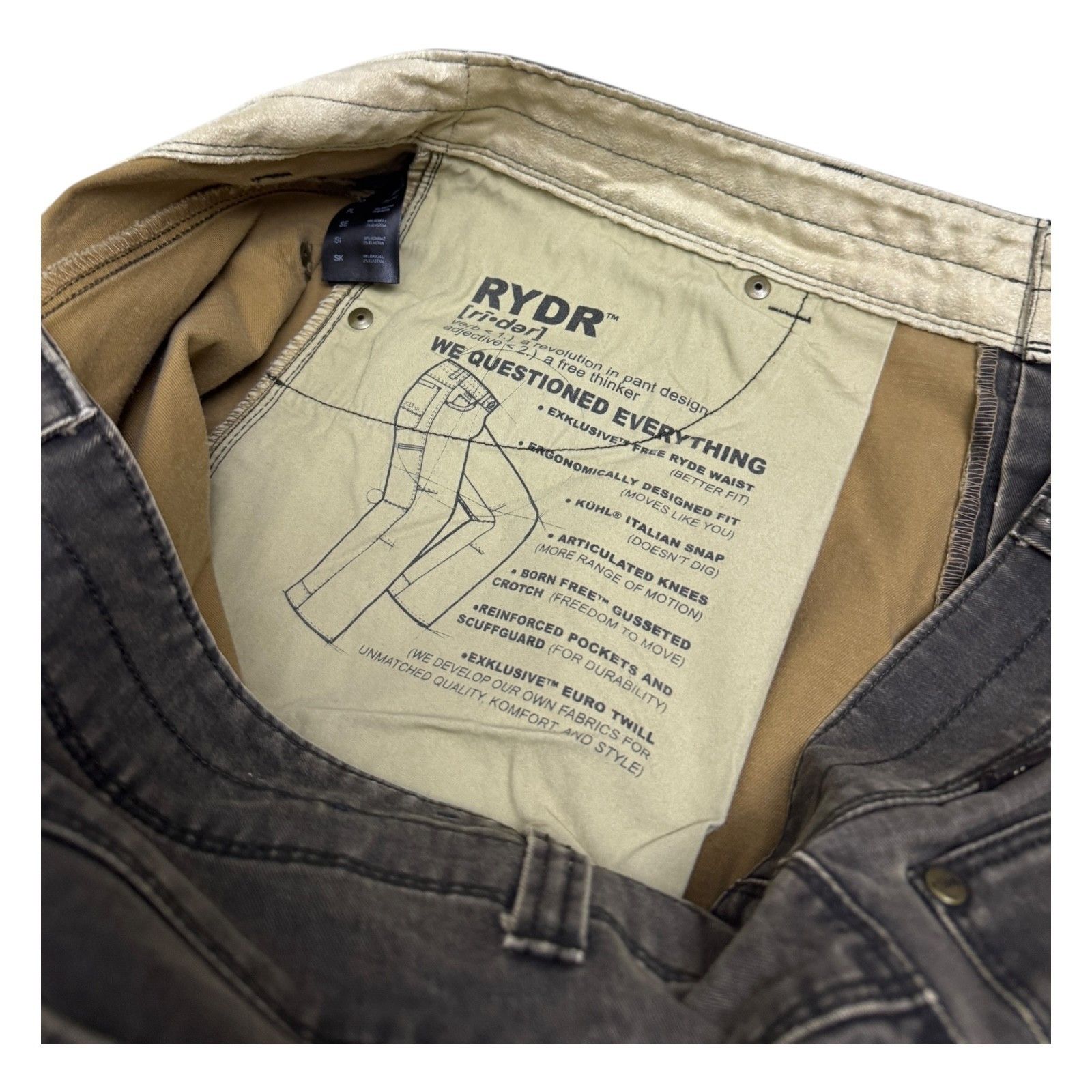 Kuhl KUHL Vintage Patina Dye Outdoor Designer Denim Jeans 38x32 Size US 38 / EU 54 - 4 Thumbnail