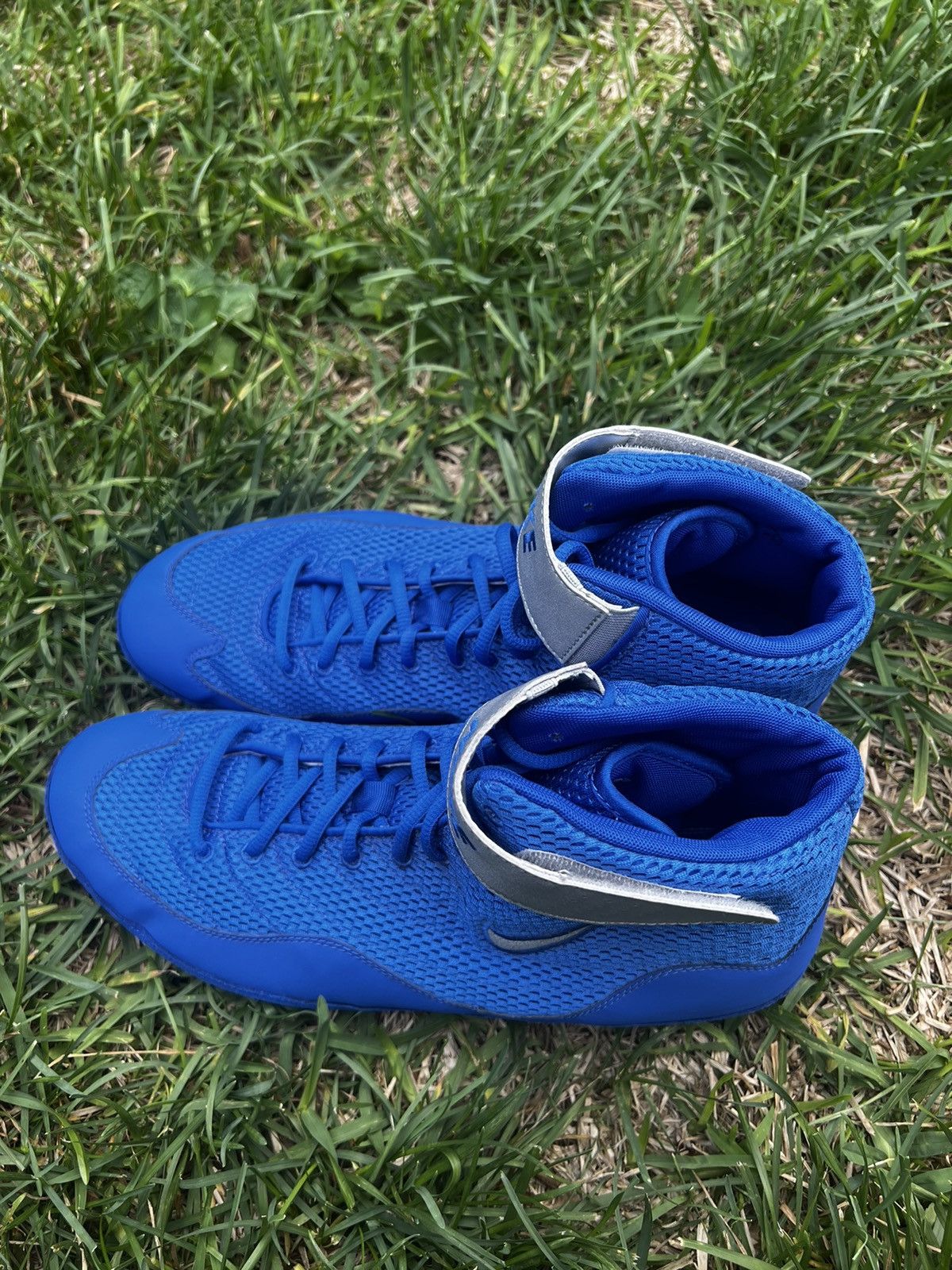 Nike NEW Nike Inflict Wrestling Shoes size 15 Mens Blue Royal Size US 15 / EU 48 - 6 Thumbnail