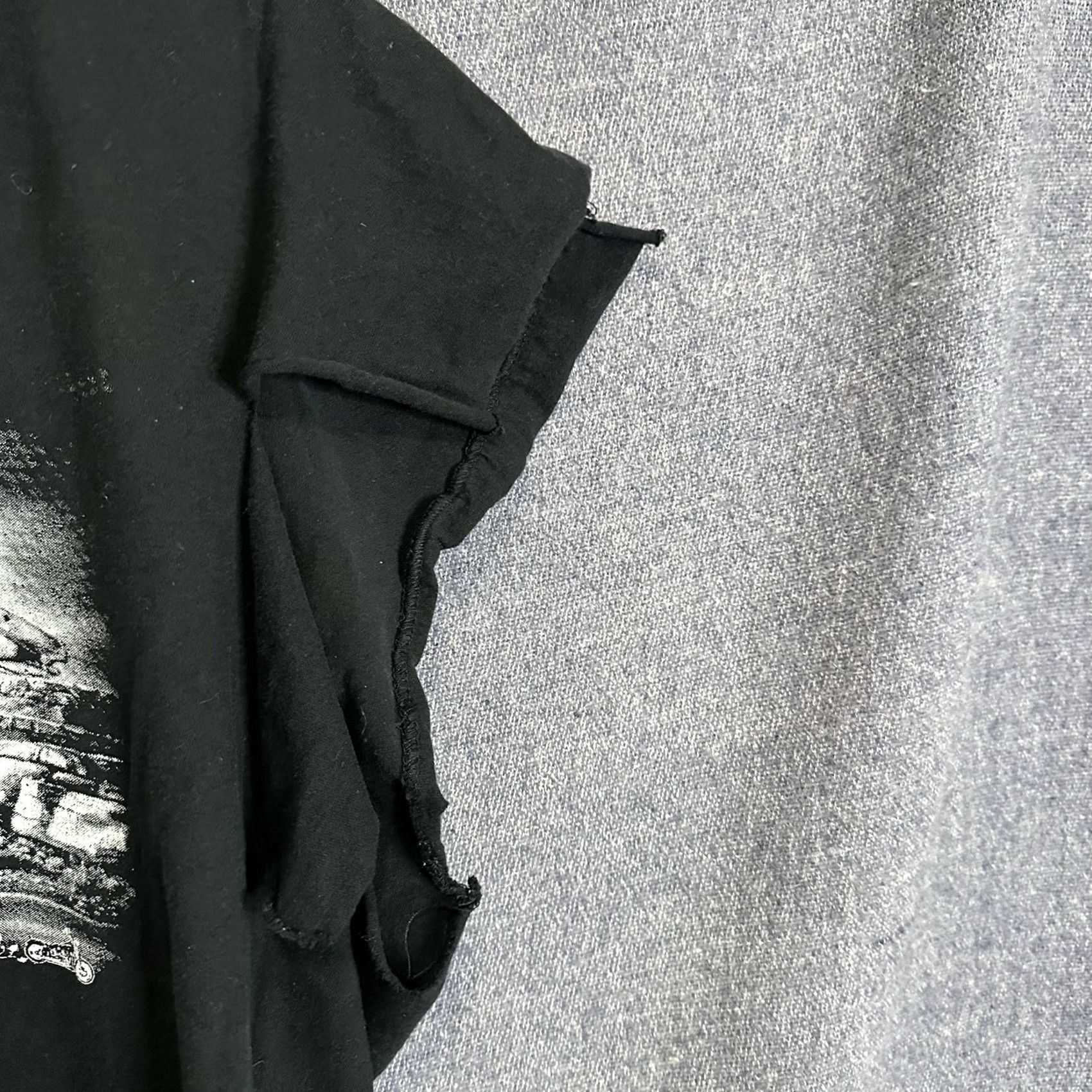 Harley Davidson VINTAGE Harley-Davidson T-Shirt Biker 90s Graphic Print Black XL Sleeveless Crew Neck Unisex Adults Size US XL / EU 56 / 4 - 5 Thumbnail