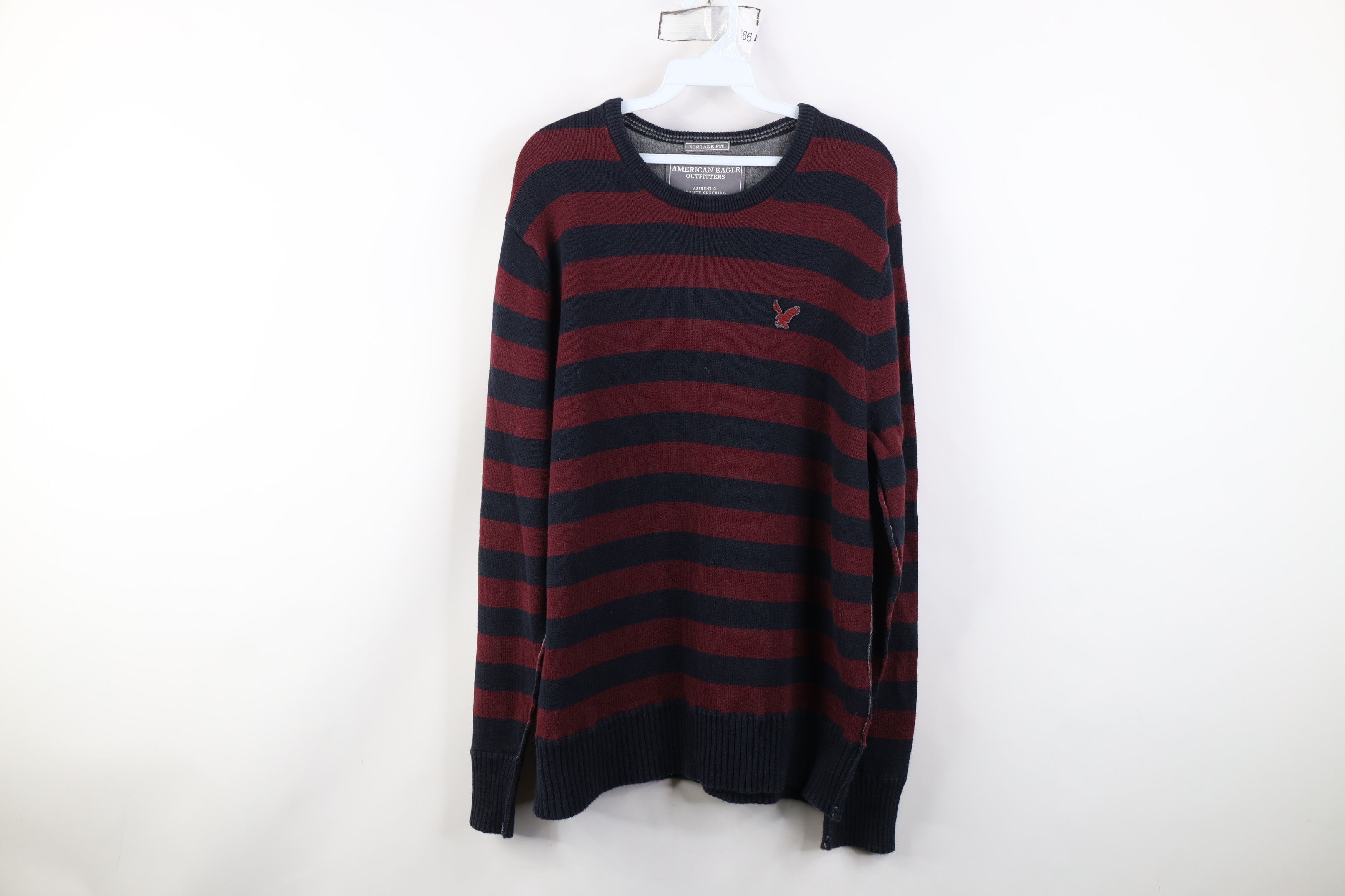 American Eagle Outfitters Vintage Y2K American Eagle Outfitters Block Knit Sweater Size US XXL / EU 58 / 5 - 1 Thumbnail
