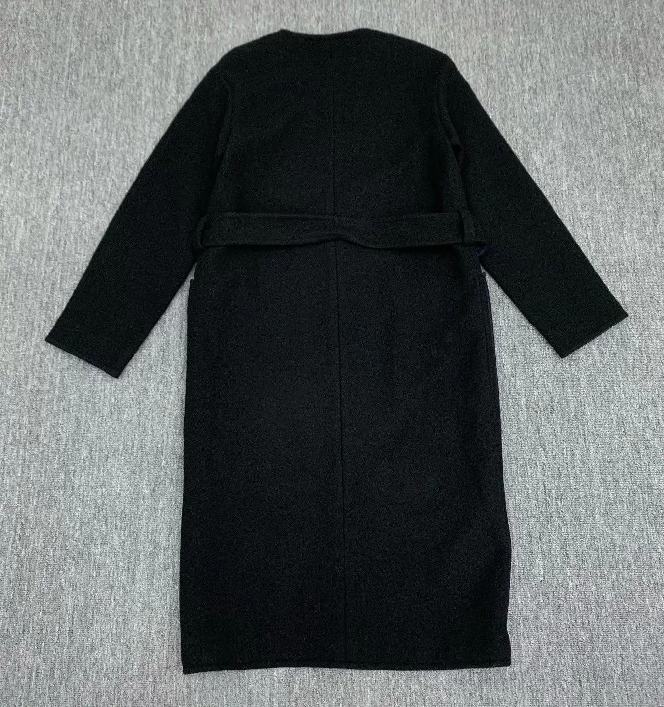 Celine Celine Black Wool Long Overcoat 36 95 New Size XS / US 0-2 / IT 36-38 - 2 Thumbnail