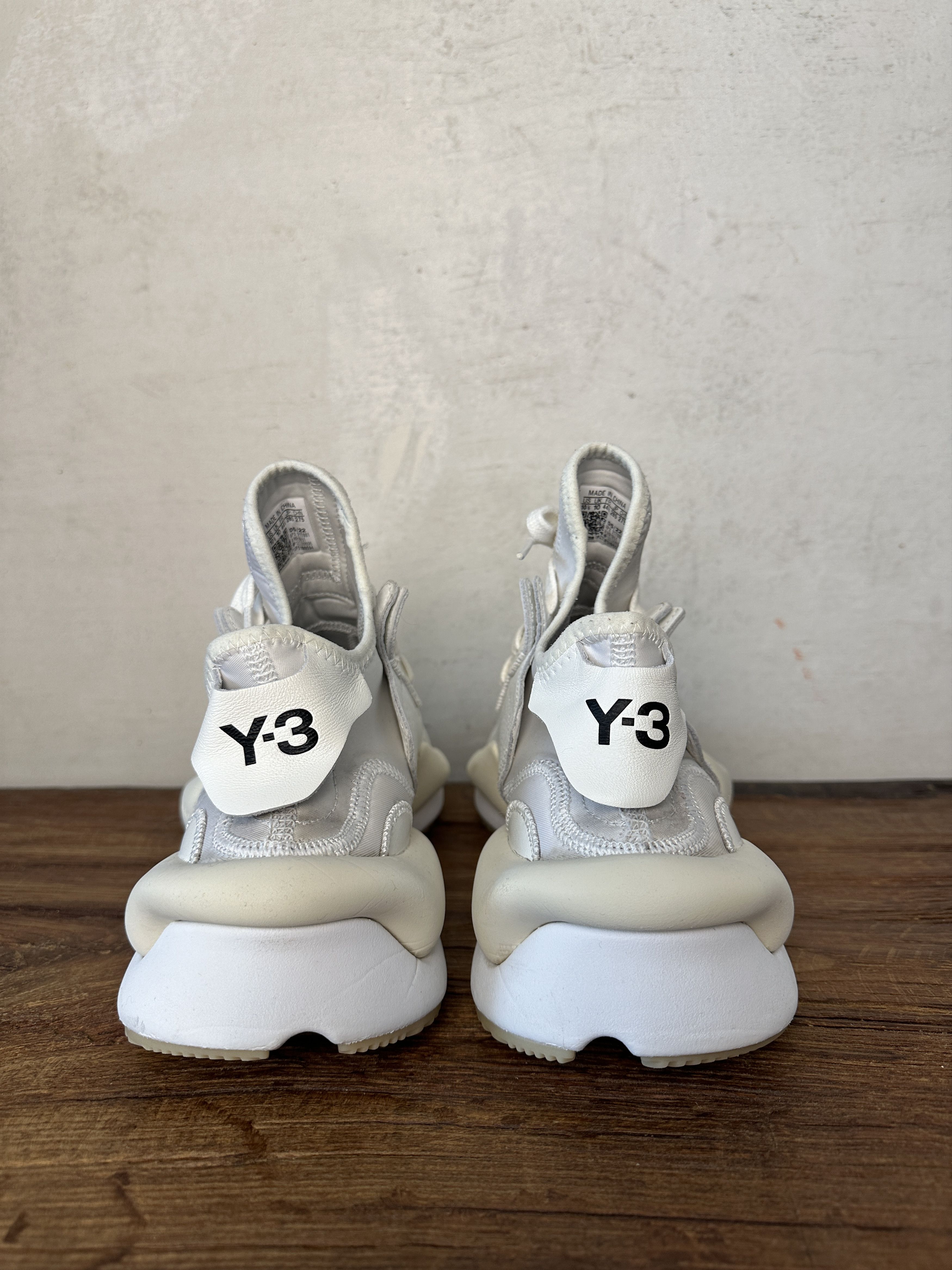 Adidas Y-3 Kaiwa Leather White Size US 10.5 / EU 43-44 - 8 Thumbnail