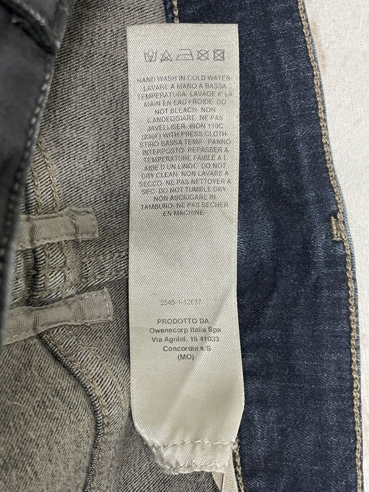 Rick Owens SS19 “Babel” Tyrone Waxed Denim Size US 32 / EU 48 - 8 Thumbnail