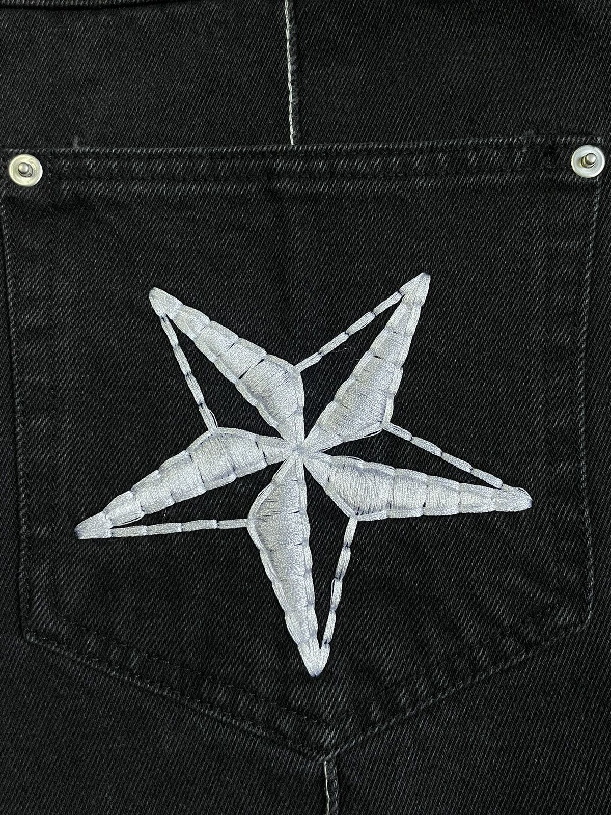 Corteiz Corteiz C-Star Denim Black Shorts Size US 33 - 5 Thumbnail