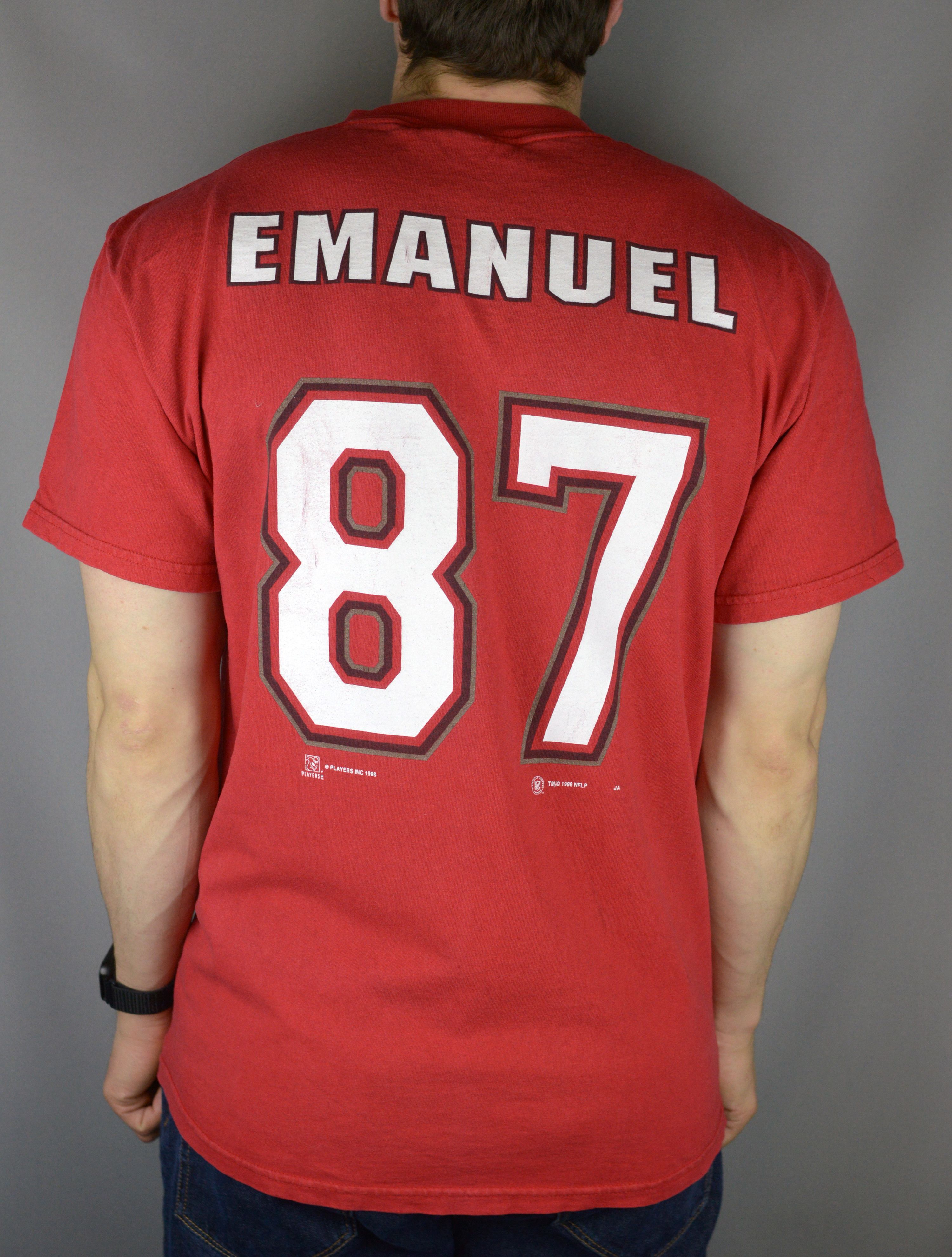 Vintage Vintage Emanuel 87 Tampa Bay Buccaneers 1998 t shirt Size US L / EU 52-54 / 3 - 2 Thumbnail