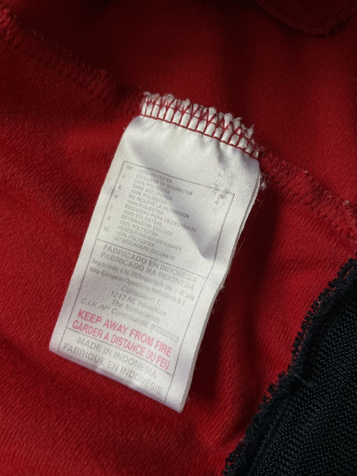 Nike × Vintage Vintage Y2K Nike Mini Swoosh Track Top Drill Size US L / EU 52-54 / 3 - 6 Thumbnail
