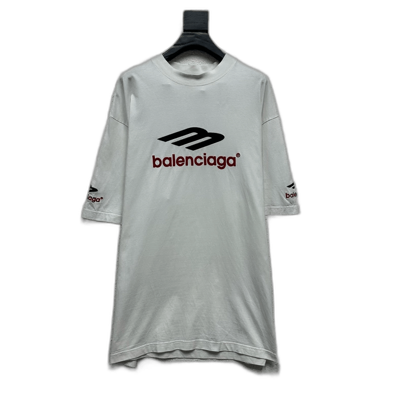 Balenciaga Balenciaga 3B Embroidered Short Sleeve T-Shirt Size US M / EU 48-50 / 2 - 1 Thumbnail