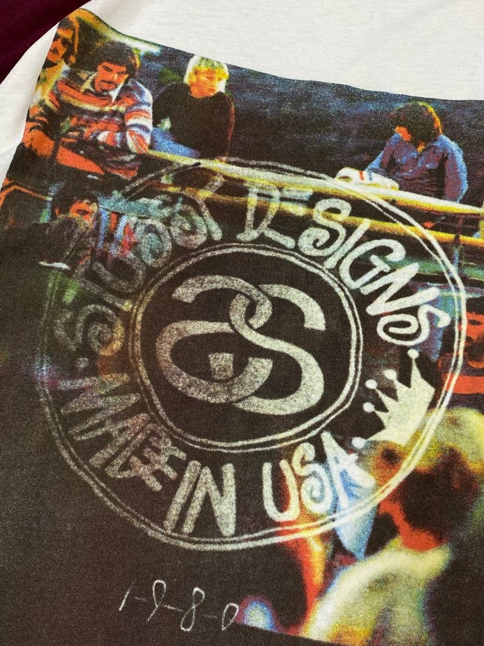 Stussy Vintage Stussy Designs Two-Tone 3/4 Sleeve T-Shirt Size US M / EU 48-50 / 2 - 8 Thumbnail