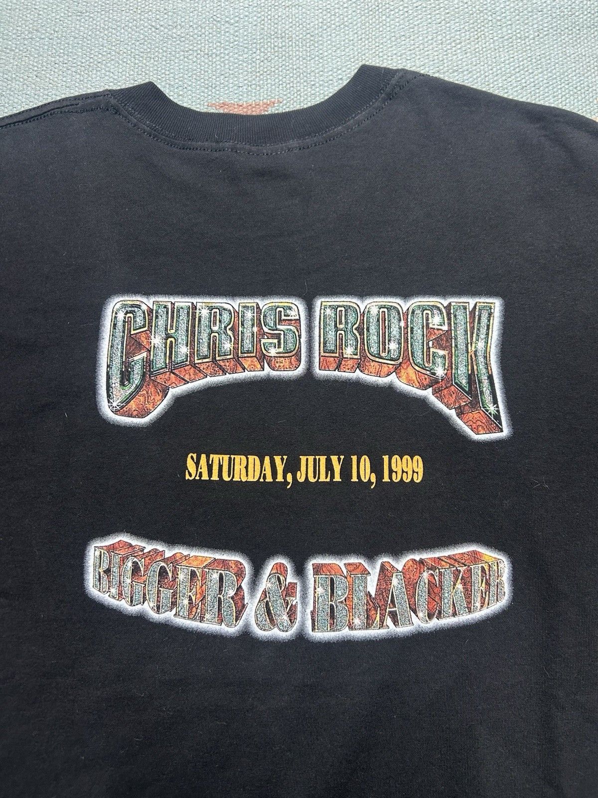 Vintage VTG t shirt Chris rock bigger and blacker HBO comedy 1999 L Size US L / EU 52-54 / 3 - 2 Thumbnail