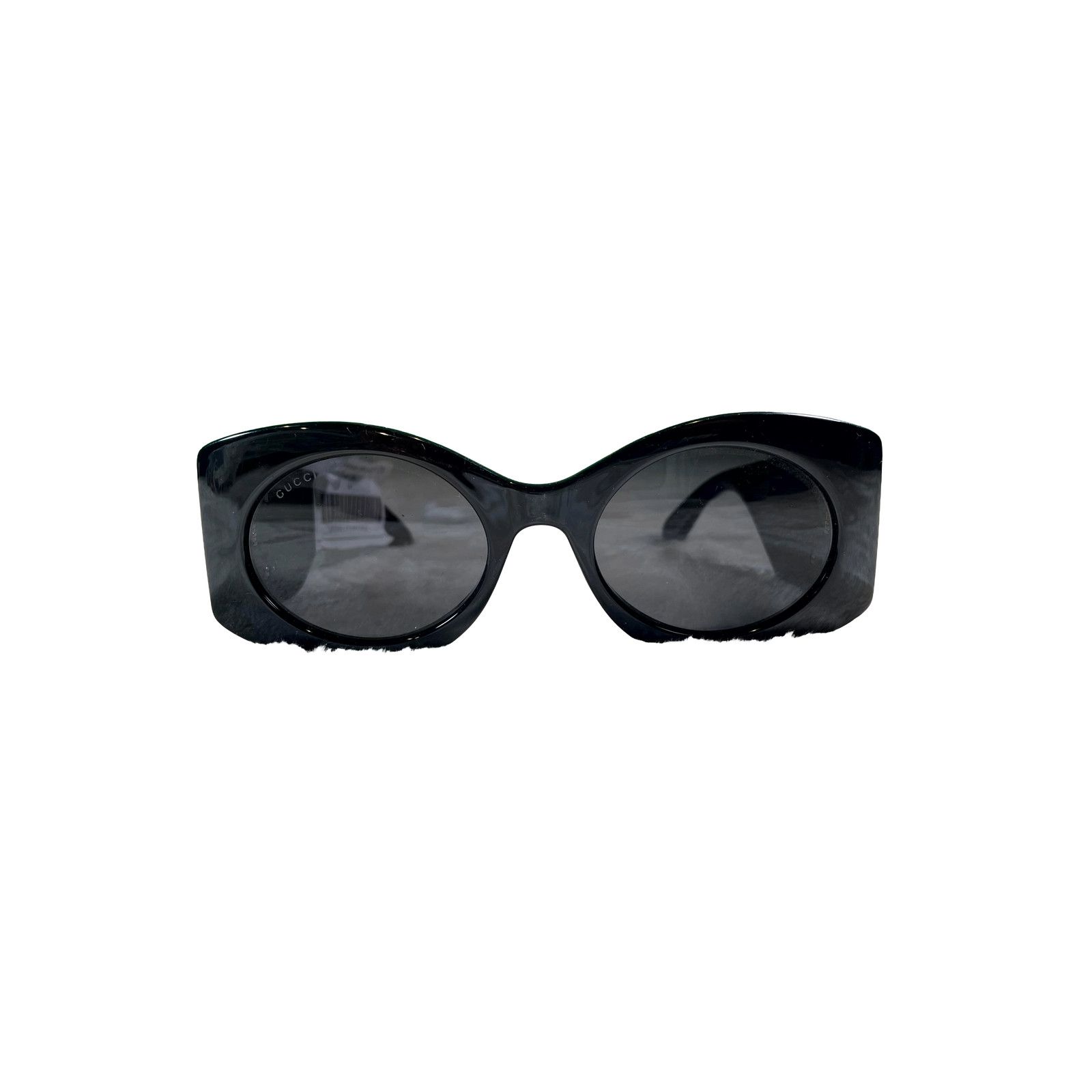 Gucci Gucci Black & Gold Sunglasses Size ONE SIZE - 1 Thumbnail