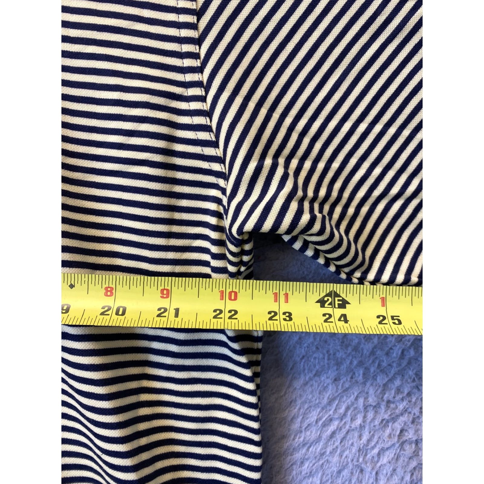 Cutter & Buck Cutter & Buck Polo Mens XL Multicolor Blue Striped Stretch Golf Casual Size US XL / EU 56 / 4 - 6 Thumbnail