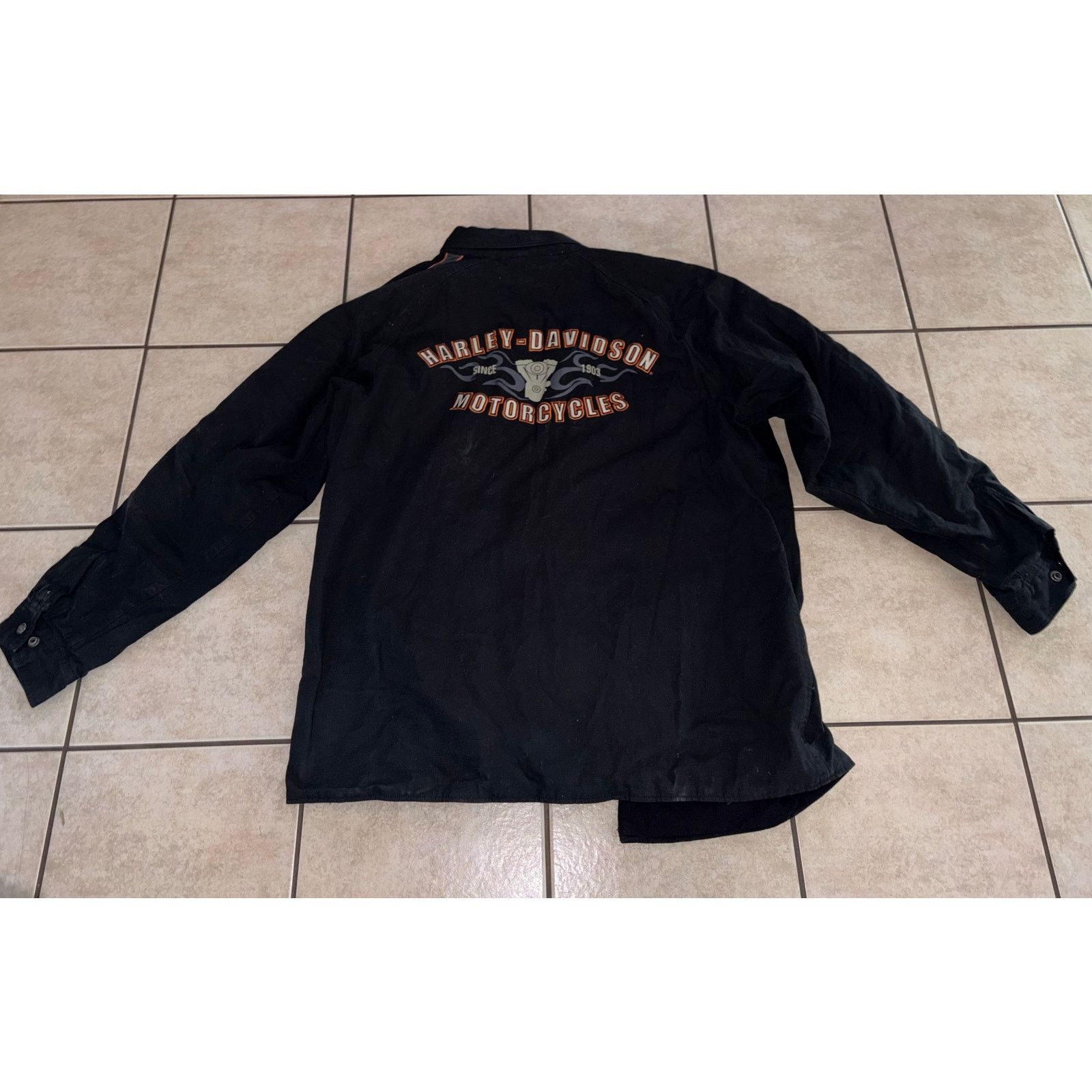 Harley Davidson Harley Davidson Motorcycles Jacket XXL black button up Size US XXL / EU 58 / 5 - 11 Thumbnail