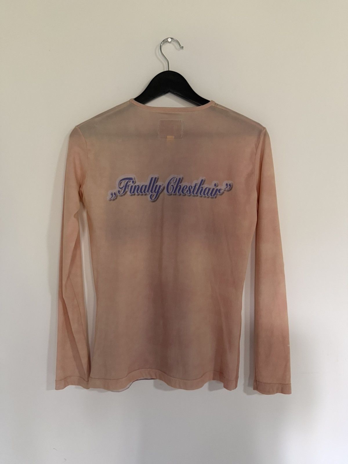Walter Van Beirendonck FW1996 Runway W&LT Finally Chesthair Sweatshirt Size US M / EU 48-50 / 2 - 3 Thumbnail